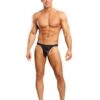 Satin Bong Thong Black L/XL