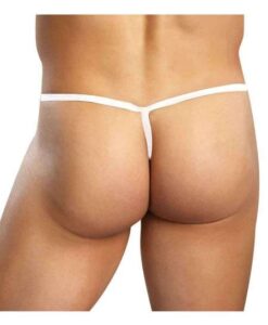 Alternative view of Male Power Posing Strap Stretch Lace White O/S
