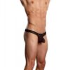 Euro Male Mesh Thong Black S/M