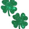 Four Leaf Clover Shamrock Green Pasties O/S