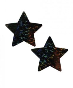 Alternative view of Pastease Star Black Disco Ball Fuller Coverage
