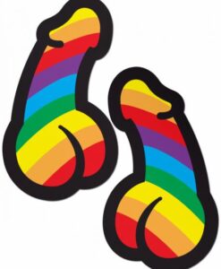 Pastease Rainbow Pride Dick Pasties