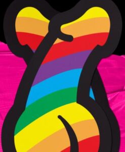 Alternative view of Pastease Rainbow Pride Dick Pasties