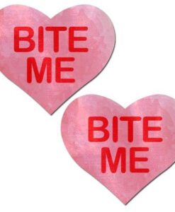Pastease Bite Me Heart - Pink/red O/s