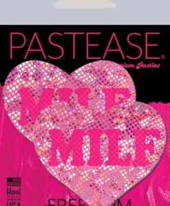 Pastease Love Milf Neon Pink Disco Heart