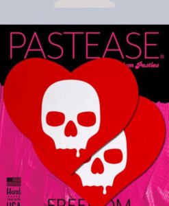 Alternative view of Pastease Sullen Skull Red Hearts