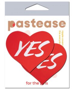 Alternative view of Pastease Love Yes Red Heart Pasties