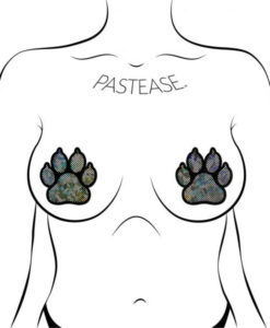 Alternative view of Pastease Paw Print Silver Shattered Disco Ball