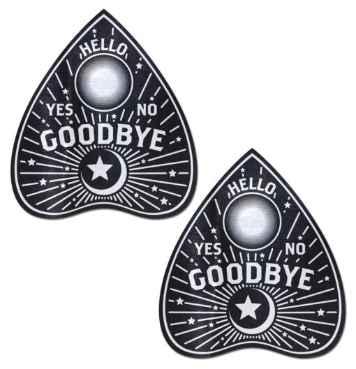 PASTEASE LIQUID BLACK OUIJA PLANCHETTE W/ STARS SET