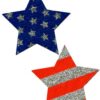 Rockstar Stars & Stripes Red, White, Blue Pasties O/S