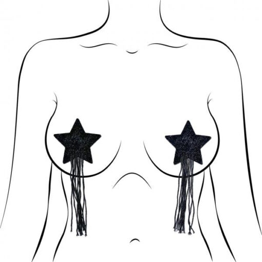 Pastease Star Tassel Black - Image 2