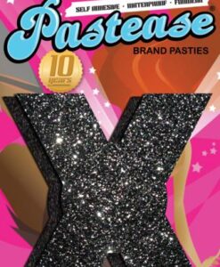 Alternative view of Pastease X Black Glitter Nipple Pasties
