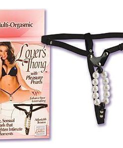 Alternative view of Lover's Thong  with Pleasure Pearls
