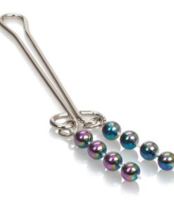Alternative view of Intimate Play Beaded Clitoral Jewelry Black
