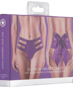 Ouch! Sexy Bow Vibrating Panty-Purple
