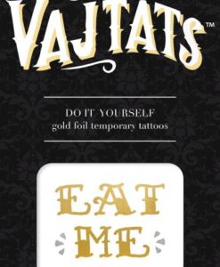 Gold Foil Tattoo Eat Me