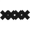 Classic Black X Pasties