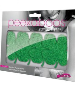 Alternative view of Pasties Shamrock & Roll Green 4 Leaf Clover 2 Pairs