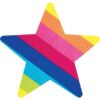Pasties Rainbow Starz Star Shaped 2 Pairs