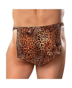 Alternative view of Male Power Animal Tarzan Brown Leopard O/S