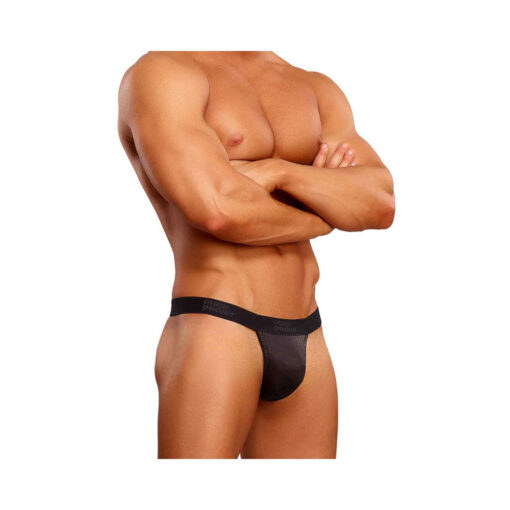 Male Power Cobra Micro V Thong S/M Black - Image 3