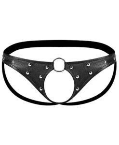 Men's Cyclops Jock Black Fetish Gear L/XL