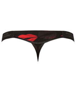 Alternative view of Male Power Kiss Me Micro Thong V Sheer Lips S/m