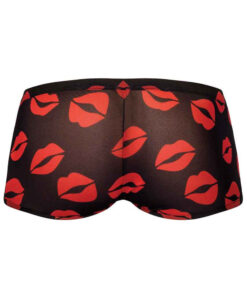 Alternative view of Male Power Kiss Me Mini Short Sheer Lips Large
