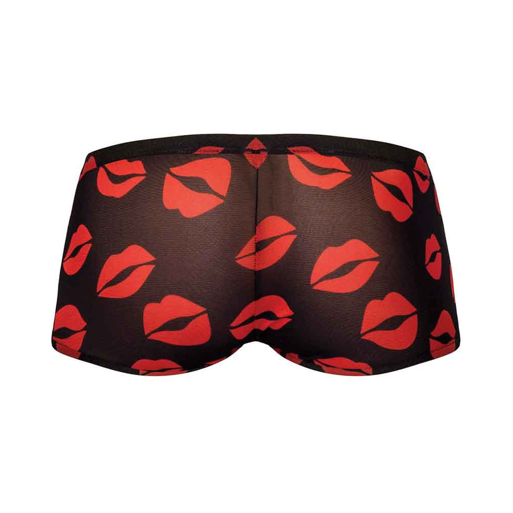 Male Power Kiss Me Mini Short Sheer Lips Large - Image 2