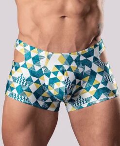 CUT IT OUT! CUTOUT SHORT BLUE SMALL