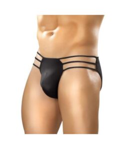 Male Power Cage Briefs L/XL Black Underwear