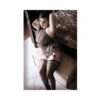 Sheer Goodnight Kiss Teddy With Attached Stocking