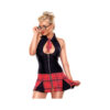 Private School Girl Costume Queen Red