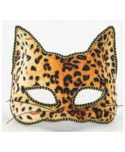 Venetian Half Mask Cat O/S