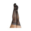 Kixies Lois Black with Back Seam Size D