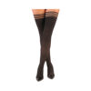 Kixies DannaLynn Black Ribbed Size B