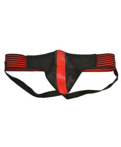 Rouge Jocks with Stripes Black/Red Large