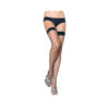 Fence Net Thigh High O/S Black