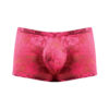 Mini Short Neon Lace Hot Pink Large