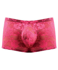 Mini Short Neon Lace Hot Pink Large