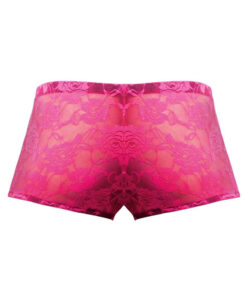 Alternative view of Mini Short Neon Lace Hot Pink Medium