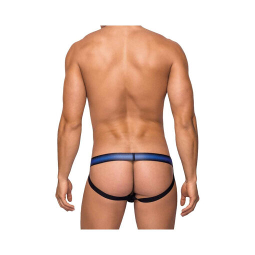 Male Power Pocket Pouch Jock With Pocket Cavity Black Lx - Image 3