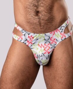 CUT IT OUT! CUTOUT THONG RED S/M
