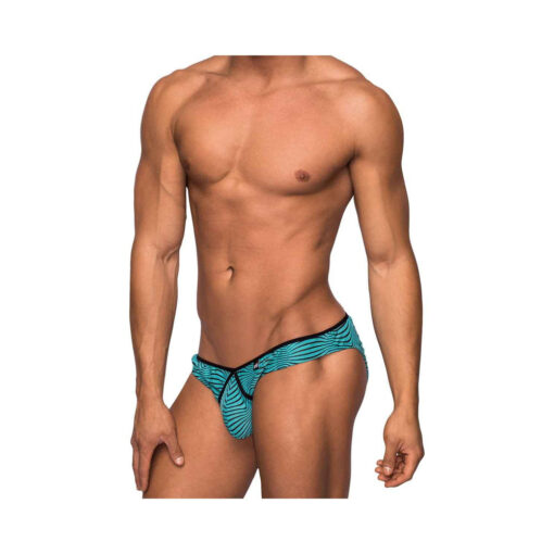 Male Power Tranquil Abyss Mini Bikini Seafoam/black Large - Image 3